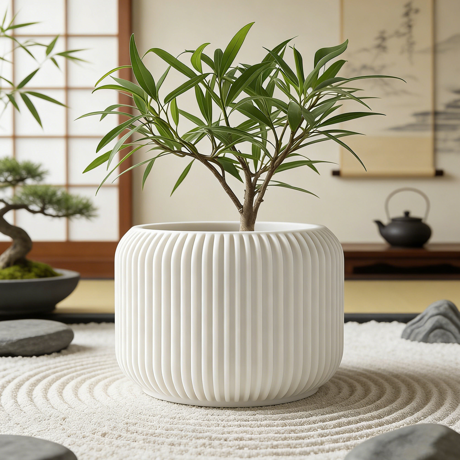 Aloe Vera Pot - Modern Minimalist 3D Printed Plant Pot