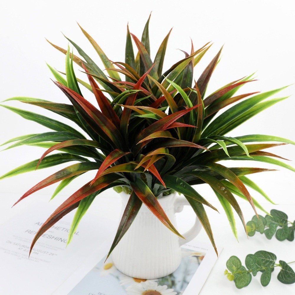 Spider Plant Hanging - Landscaping 42cm Artificial Orchid Leaves Simulation
