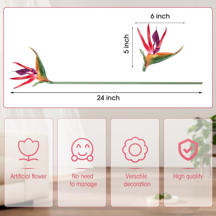 12 Pcs Bird of Paradise Artifi - Bird Paradise Strelitzia review and price