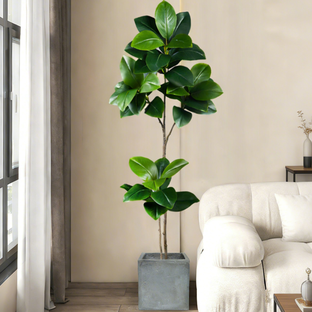 74-140cm Artificial Rubber Tre - Ficus Lyrata Tree review and price
