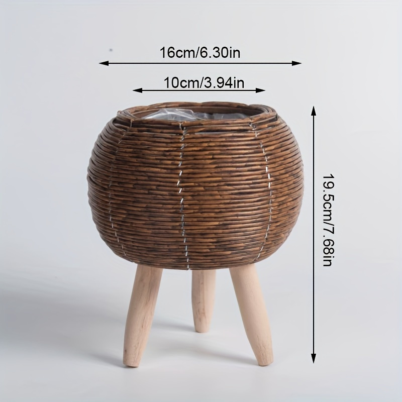 Charming Rustic Rattan Planter - Aloe Vera Pot review and price