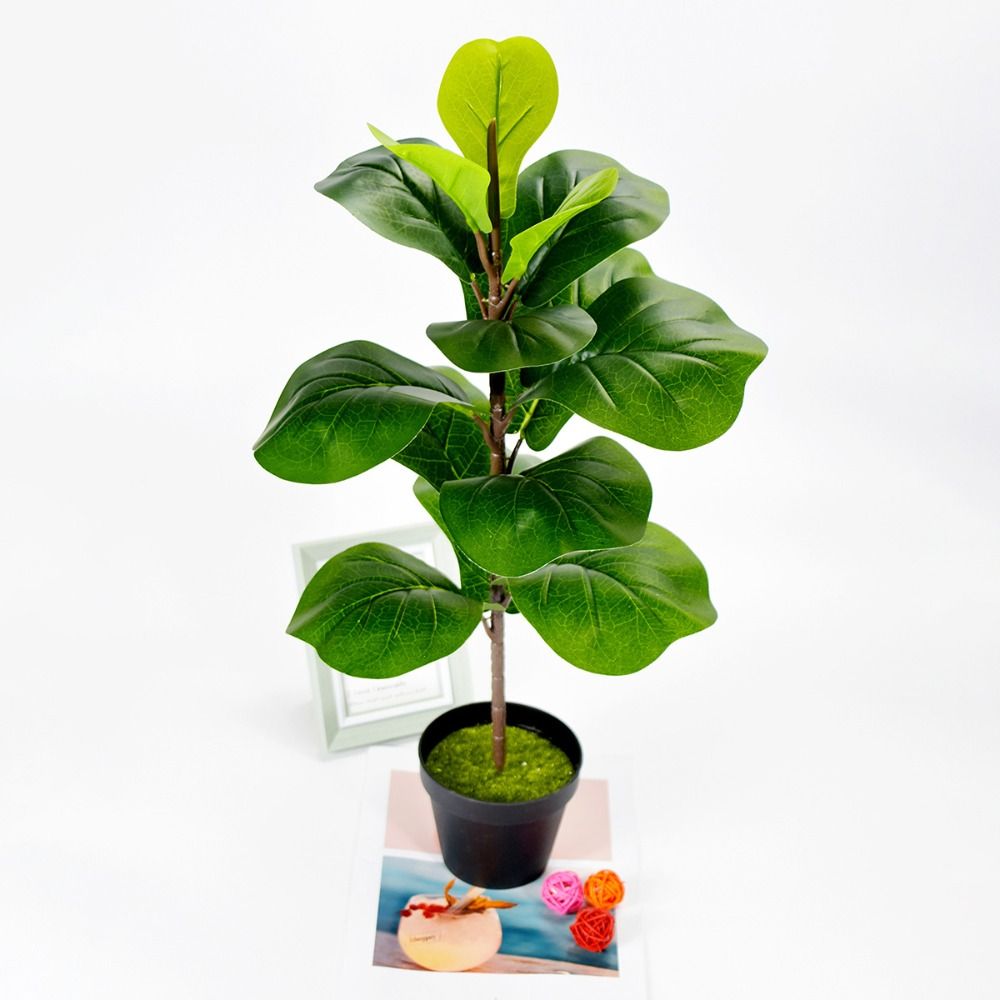 Large Artificial Fiddle Leaves - Ficus Lyrata Tree review and price