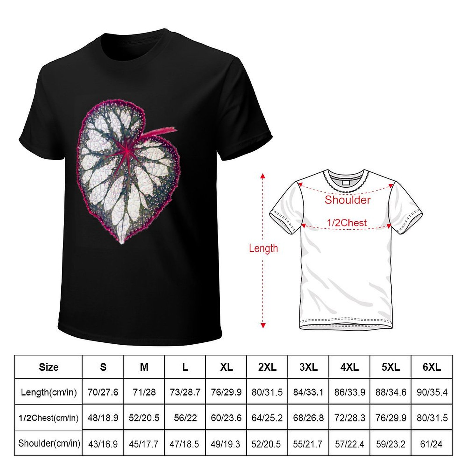 Begonia rex T-Shirt Work Outdo - Begonia Rex review and price