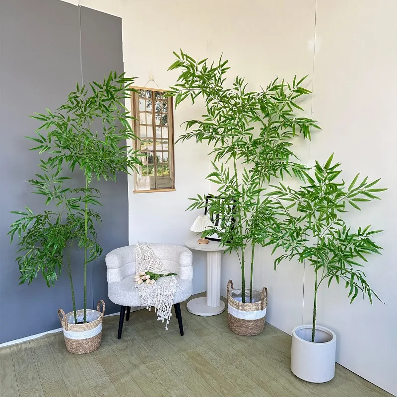 Artificial Bamboo Large Green  - Dracaena Marginata review and price