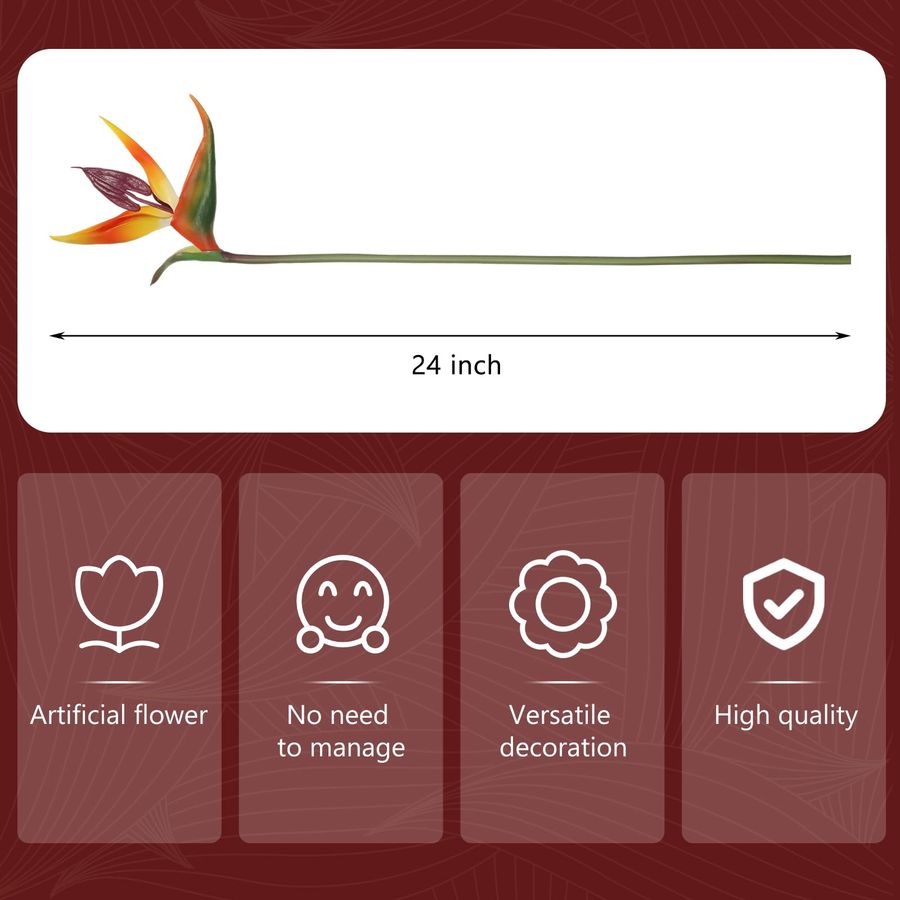 12 Pcs Bird of Paradise Artifi - Bird Paradise Strelitzia review and price