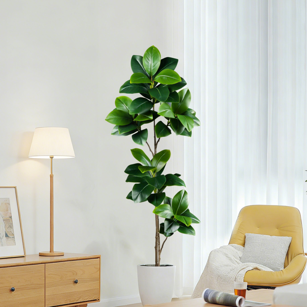 74-140cm Artificial Rubber Tre - Ficus Lyrata Tree review and price