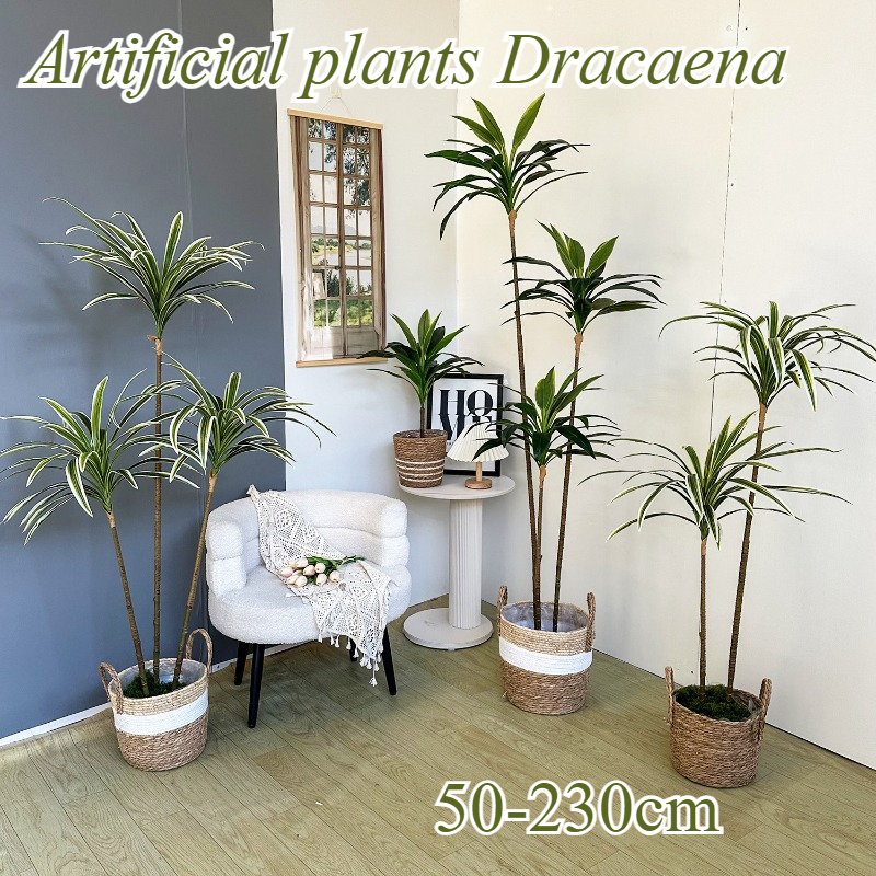 Artificial Dracaena Fake Plant - Dracaena Marginata review and price