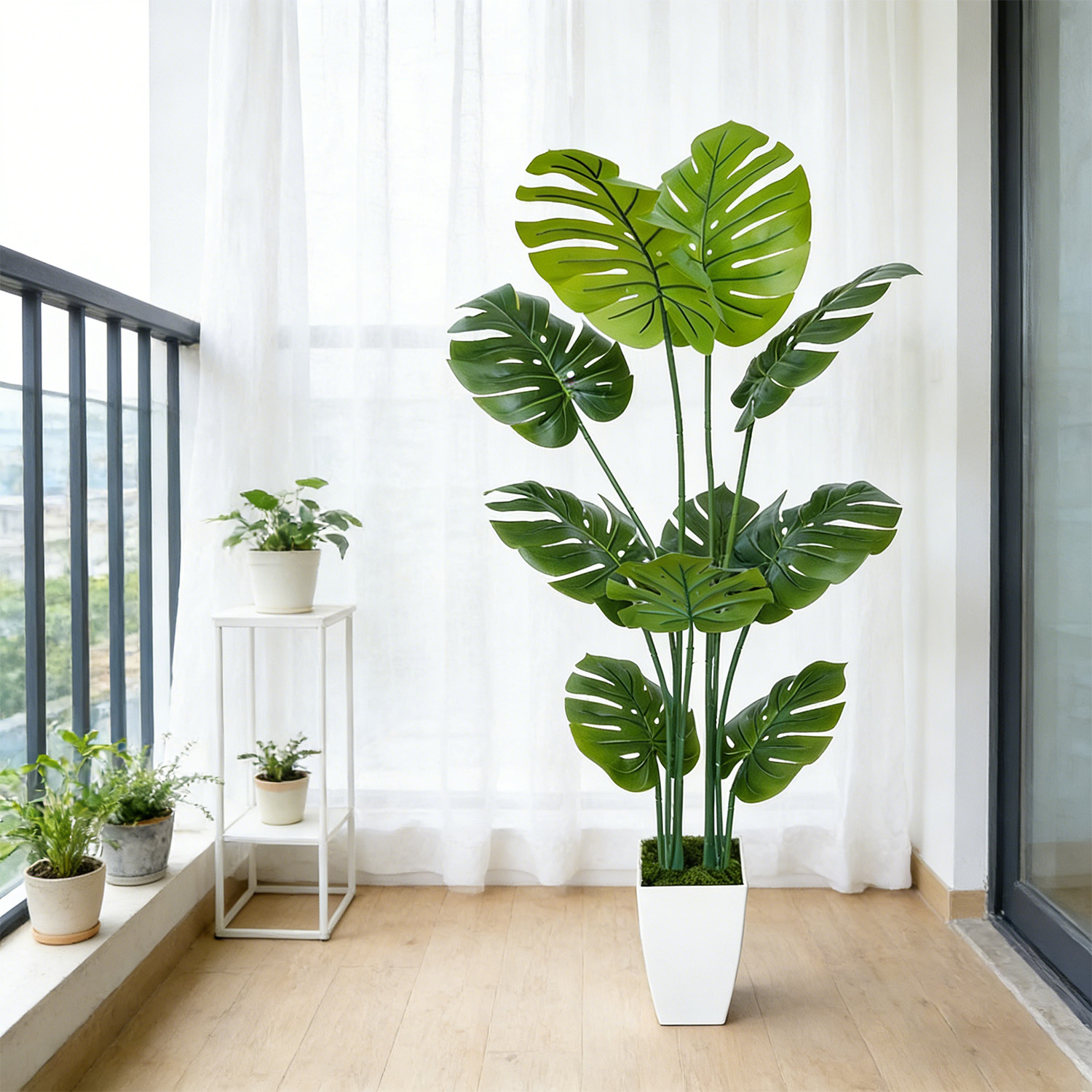 140Cm/4.6Ft Artificial Monster - Dracaena Marginata review and price