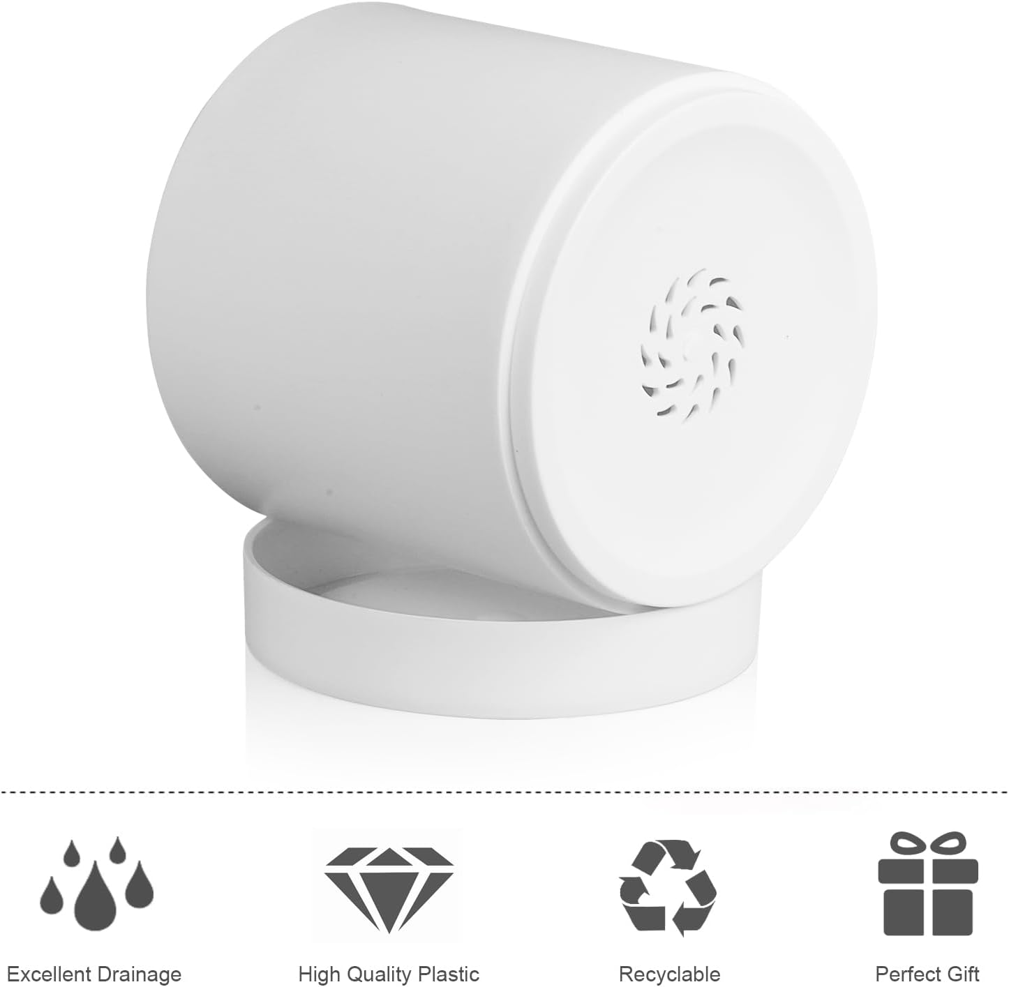 3-Pack Cylinder Flower Pots wi - Aloe Vera Pot review and price