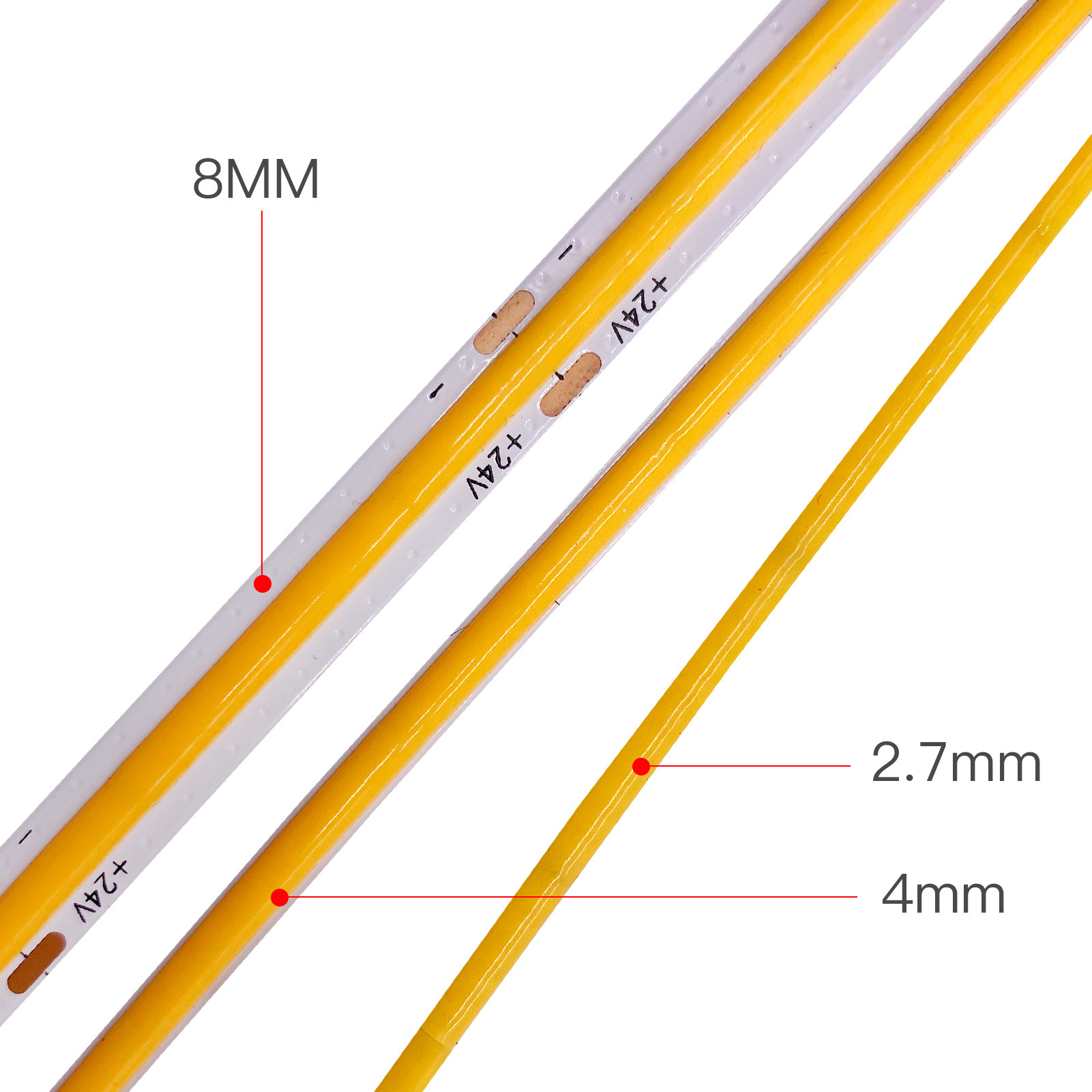 3mm 4mm 5mm Thin Slim COB Led  - Aglaonema Red review and price