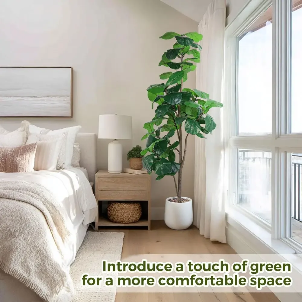 Artificial Large Ficus Lyrata  - Ficus Lyrata Tree review and price