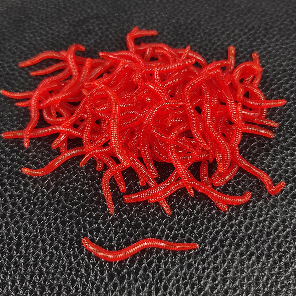 50/100PCS Soft Lure Bass Bream - Aglaonema Red review and price
